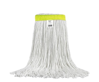 16 oz Rayon Wet Mop with Yellow Narrow Band